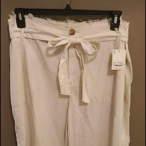 a.n.a. Plus Size High-Rise Wide Leg Crop Pants